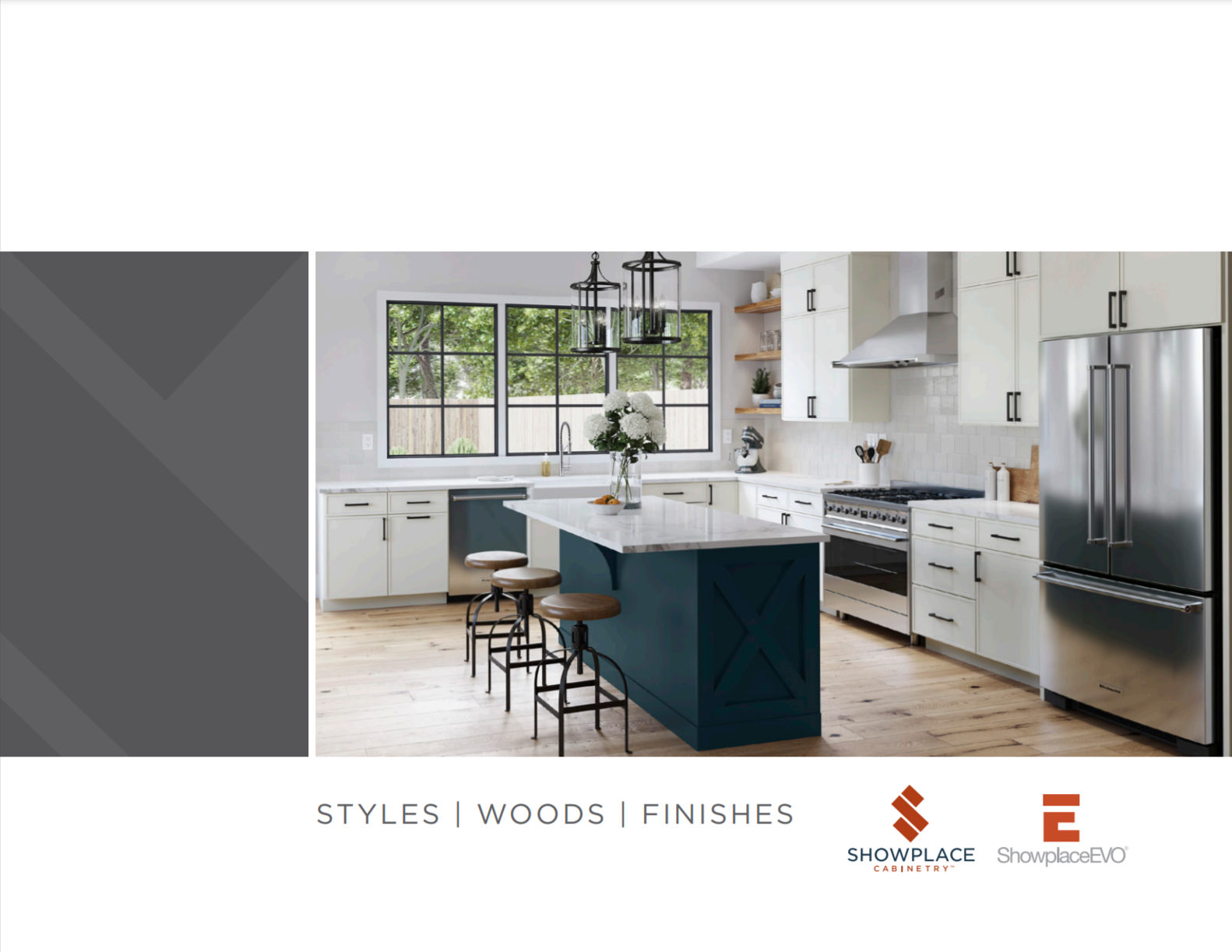 Showroom Cabinet Styles, Woods and Finishes Cover